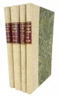 Rolland, H. [editor and founding publisher]. COURRIER NUMISMATIQUE. Tomes I–VIII (Paris, 1923–1935), bound in four volumes. 8vo, later linen-backed ma...