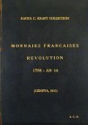 Kraft, Raoul C. RAOUL C. CRAFT COLLECTION. MONNAIES FRANÇAISES RÉVOLUTION, 1789–AN 14: ESSAIES, MÉDAILLES, ÉPREUVES DE GRAVEURS, MONNAIES COLONIALES, ...
