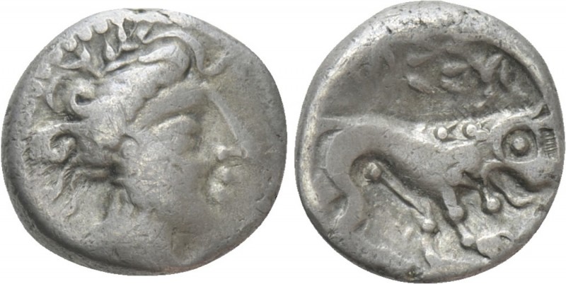 WESTERN EUROPE. Gaul. Insubres. Drachm (3rd-2nd centuries BC). Imitating Massali...