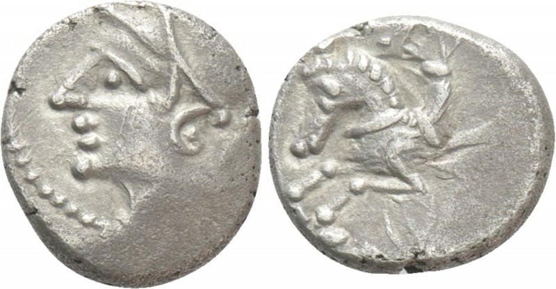 WESTERN EUROPE. Southern Gaul. Allobroges. Drachm (1st century BC). 

Obv: Hel...