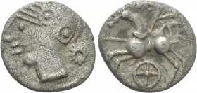 WESTERN EUROPE. Central Gaul. Aedui. Quinarius (1st century BC). "Kaletedou" Type