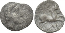 CENTRAL EUROPE. Vindelici. 1/4 Quinarius (1st century BC)