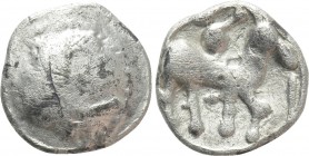CENTRAL EUROPE. Boii. Drachm (1st century BC). "Marchfeld" type