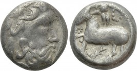 EASTERN EUROPE. Imitations of Philip II of Macedon (2nd-1st centuries BC). Tetradrachm. "Eselohr" type