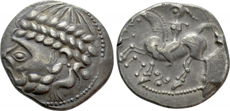 EASTERN EUROPE. Imitations of Philip II of Macedon (2nd century BC). Tetradrachm...