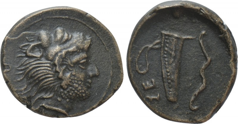 SICILY. Selinos. Hemilitron (Circa 415-409 BC). 

Obv: Head of Herakles right,...