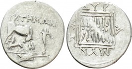 ILLYRIA. Dyrrhachion. Drachm (Circa 229-100 BC). Euktemon and Amyntas, magistrates
