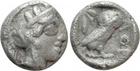 ATTICA. Athens. Drachm (Circa 454-404 BC)