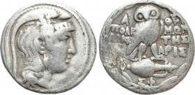 ATTICA. Athens. Tetradrachm (125/4 BC). New Style Coinage. Polemon, Alketes and Aris-, magistrates