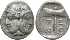 TROAS. Tenedos. Hemidrachm (Circa 450-387 BC)