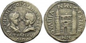THRACE. Anchialus. Gordian III with Tranquillina (238-244). Ae