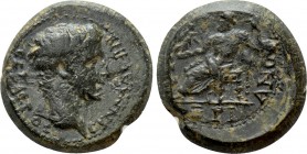 PHRYGIA. Synnada. Tiberius (14-37). Ae. Klaudios Valerianos, magistrate