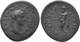 CARIA. Heraclea Salbace. Trajan (98-117). Ae