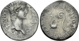 CALIGULA (37-41). Denarius. Caesarea