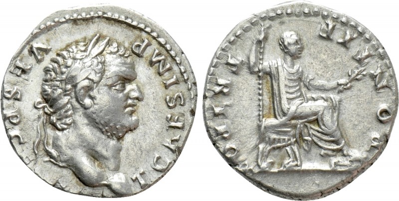 TITUS (Caesar, 69-79). Denarius. Rome. 

Obv: T CAES IMP VESP CENS. 
Laureate...