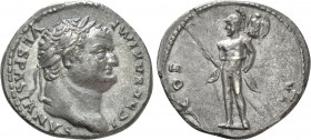 TITUS (Caesar, 69-79). Denarius. Antioch