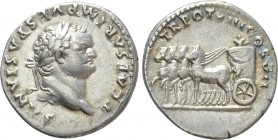 TITUS (Caesar, 69-79). Denarius. Rome