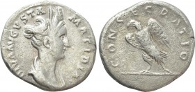 DIVA MATIDIA (Died 119). Denarius. Rome