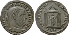MAXIMIANUS HERCULIUS (First reign as Senior Augustus, 305-307). Follis. Carthago
