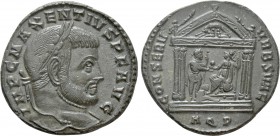 MAXENTIUS (307-312). Follis. Aquileia