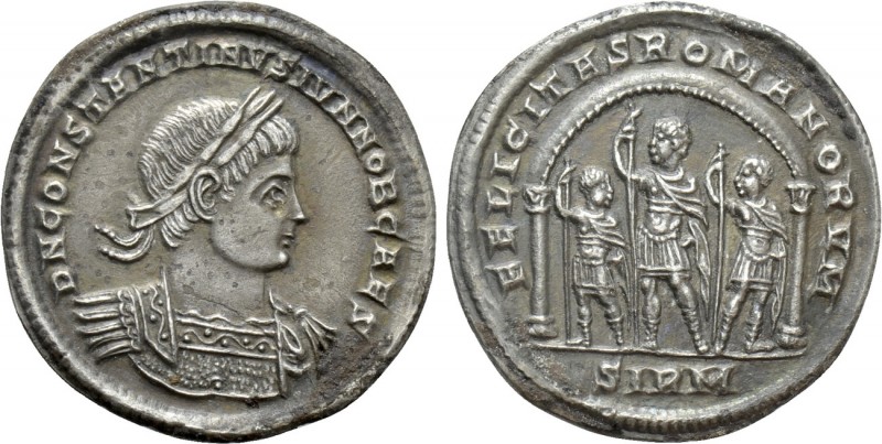 CONSTANTINE II (Caesar, 316-337). Light Miliarense. Sirmium. 

Obv: D N COSTAN...