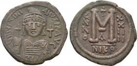 JUSTINIAN I (527-565). Follis. Nicomedia. Dated RY 24 (550/1)