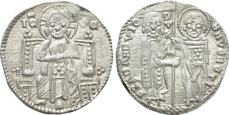 ITALY. Venice. Francesco Dandolo (1328-1339). Grosso. 

Obv: FRA DANDVLO / DVX...