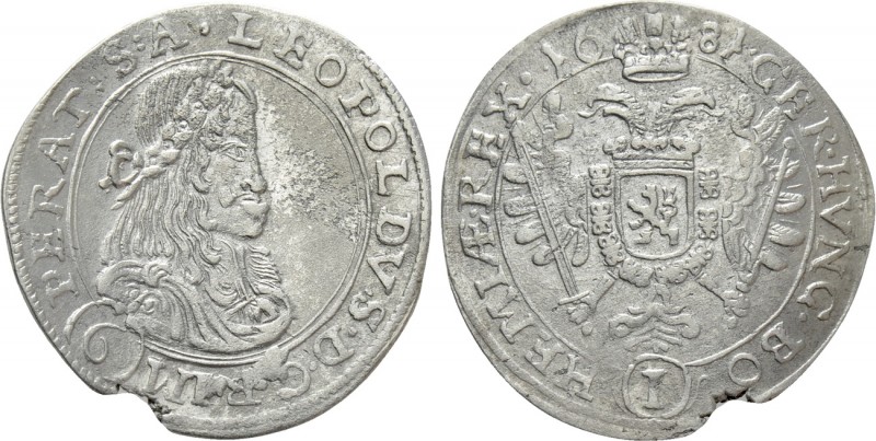 AUSTRIA. Holy Roman Empire. Habsburg. Leopold I (Emperor, 1658-1705). 6 Kreuzer ...
