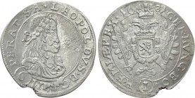 AUSTRIA. Holy Roman Empire. Habsburg. Leopold I (Emperor, 1658-1705). 6 Kreuzer (1681 I)