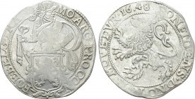 NETHERLANDS. Utrecht. Lion Dollar or Leeuwendaalder (1648)