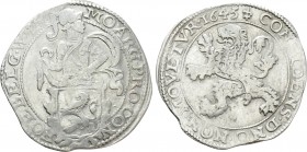 NETHERLANDS. West Friesland. Lion Dollar or Leeuwendaalder (1645)