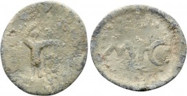 HISPANIA. Baetica(?). Municipium Flavium C. PB tessera (Circa 1st century AD)