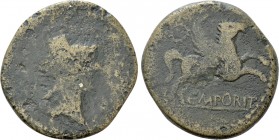 HISPANIA. Tarraconensis. Emporiae. As (late 1st century BC)