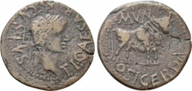 HISPANIA. Tarraconensis. Osicerda. Tiberius (14-37). As