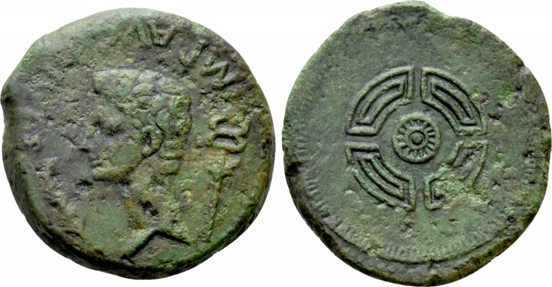 HISPANIA. Uncertain mint of North West (Lucus Augusti?). Augustus (27 BC-14 AD)....