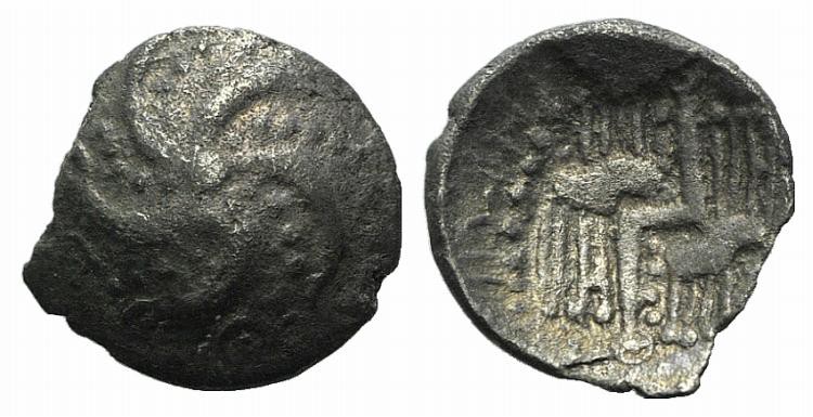 Celtic, Durotriges. Uninscribed, c. 40-20 BC. AR Quarter Stater (12mm, 0.85g). S...