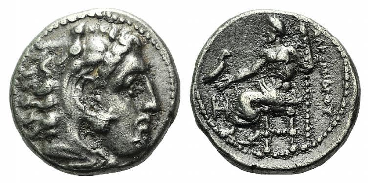 Kings of Macedon, Alexander III ‘the Great’ (336-323 BC). AR Drachm (16mm, 4.18g...