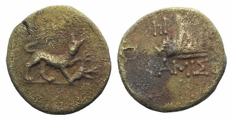 Pontos, Amisos, time of Mithradates VI, c. 85-65 BC. Æ (18mm, 3.93g, 11h). Panth...