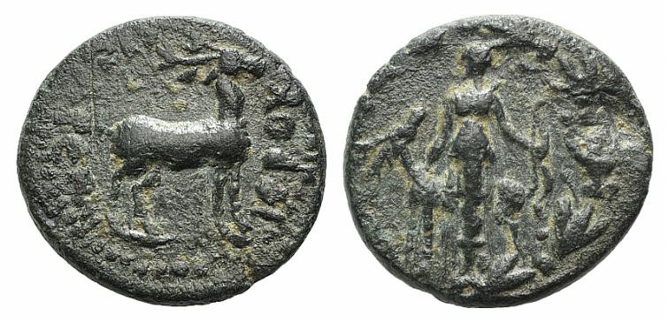 Lydia, Hierocaesarea. Pseudo-autonomous issue, 1st-2nd century AD. Æ (19mm, 3.52...