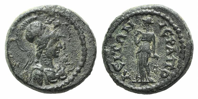 Phrygia, Hierapolis. Pseudo-autonomous issue, 2nd-3rd century AD. Æ (15mm, 3.47g...