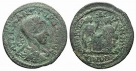 Gordian III (238-244). Ionia, Metropolis. Æ (31mm, 11.41g, 6h). Laureate, draped and cuirassed bust r.; c/m on head. R/ Hero and Boule standing facing...