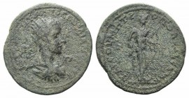 Gordian III (238-244). Cilicia, Tarsus. Æ (37mm, 25.13g, 6h). Radiate, draped and cuirassed bust r. R/ Apollo standing r., holding bow in l. hand. SNG...