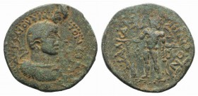 Philip I (244-249). Lycaonia, Dalisandus. Æ (33mm, 17.91g, 6h). Laureate, draped and cuirassed bust r. R/ Hercules standing facing, head r., holding a...