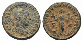 Philip I (244-249). Seleucis and Pieria, Antioch. Æ (24mm, 8.79g, 12h). Laureate, draped and cuirassed bust r. R/ Apollo, in long drapery, standing l....