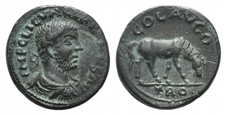 Valerian I (253-260). Troas, Alexandria. Æ (22mm, 6.16g, 12h). Laureate and drap...