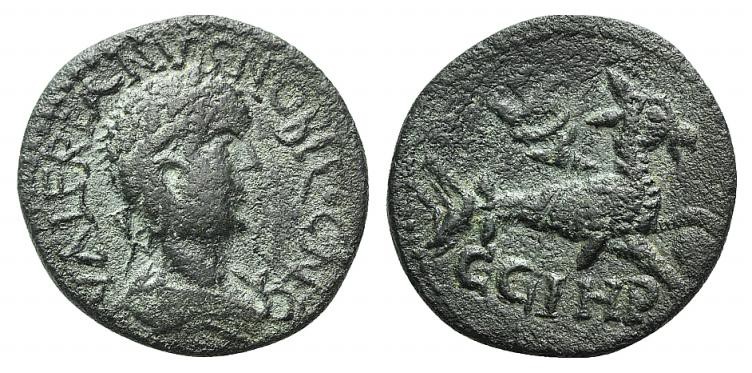Valerian II (Caesar, 256-258). Mysia, Parium. Æ (20mm, 3.91g, 6h). Laureate, dra...