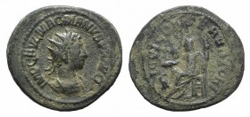 Macrianus (Usurper, 260-261). Antoninianus (23mm, 4.17g, 6h). Samosata. Radiate and cuirassed bust r. R/ Jupiter seated l., holding patera and sceptre...