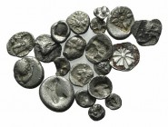 Lot of 20 Greek AR coins, to be catalog. Lot sold as it, no return