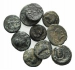 Lot of 10 Greek AE coins, to be catalog. Lot sold as it, no return