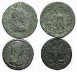 Lot of 2 Roman Provincial Æ coins to be catalog. Lot sold as is, no returns